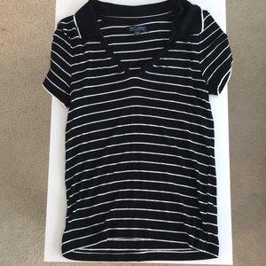 Black and white striped shirt!